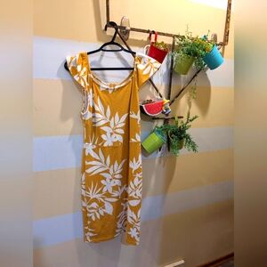 Old Navy Floral Yellow Dress By Old Navy Size Small